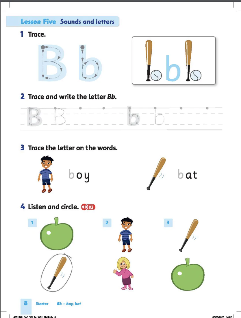 Lesson Five: Sound and letter