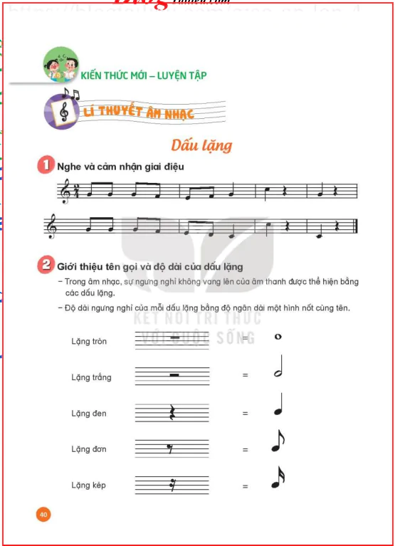 Lí thuyết âm nhạc: Dấu tặng