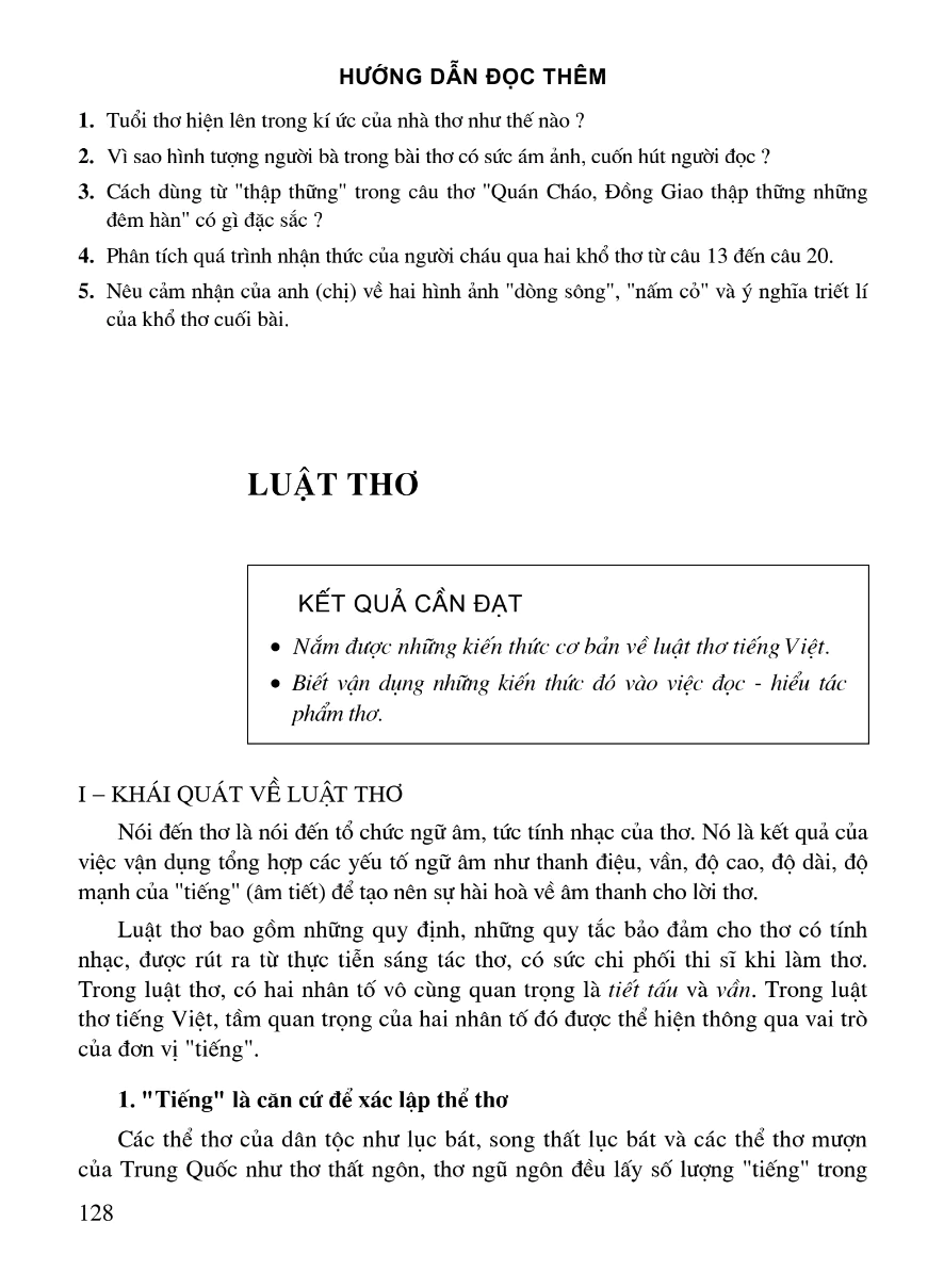 Luật Thơ