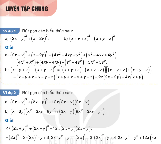 Luyện tập chung Bài 8
