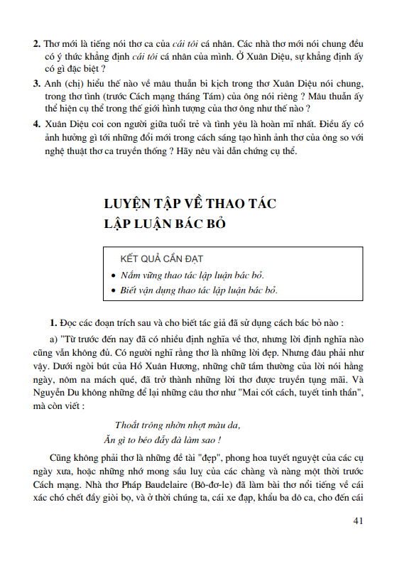  Luyện tập thao tác lập luận bác bỏ