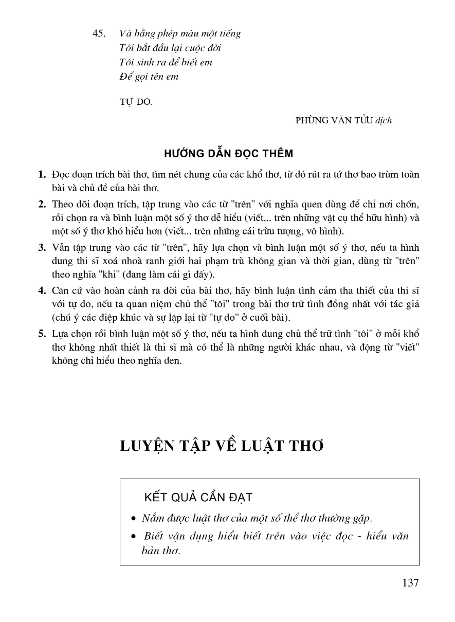 Luyện Tập Về Luật Thơ