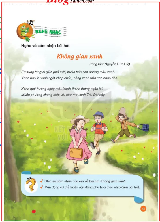 Nghe nhạc: Không gian xanh