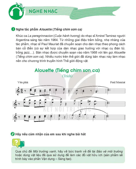 Nghe nhạc: Tác phẩm Alquette (Tiếng chim sơn ca)