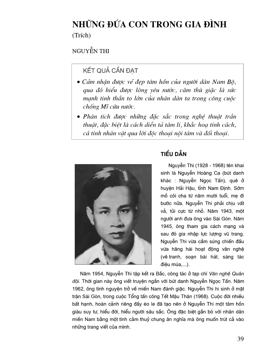 Những Đứa Con Trong Gia Đình (trích)