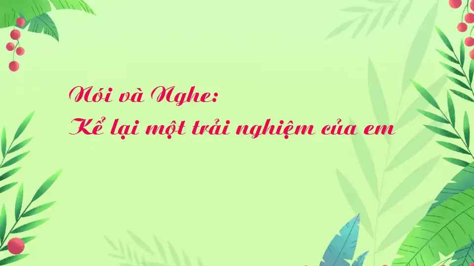 Nói và Nghe (trang 32)