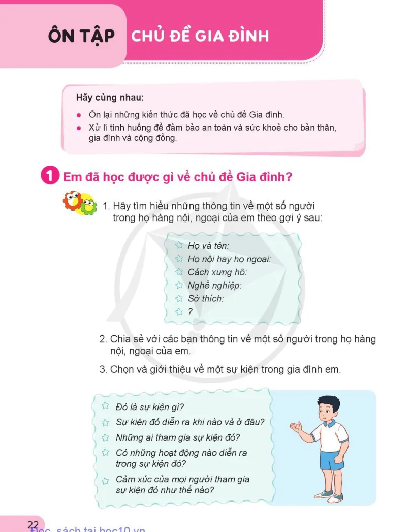 Ôn Tập Chủ Đề Gia Đình