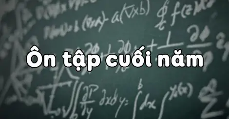 ÔN TẬP CUỐI NĂM