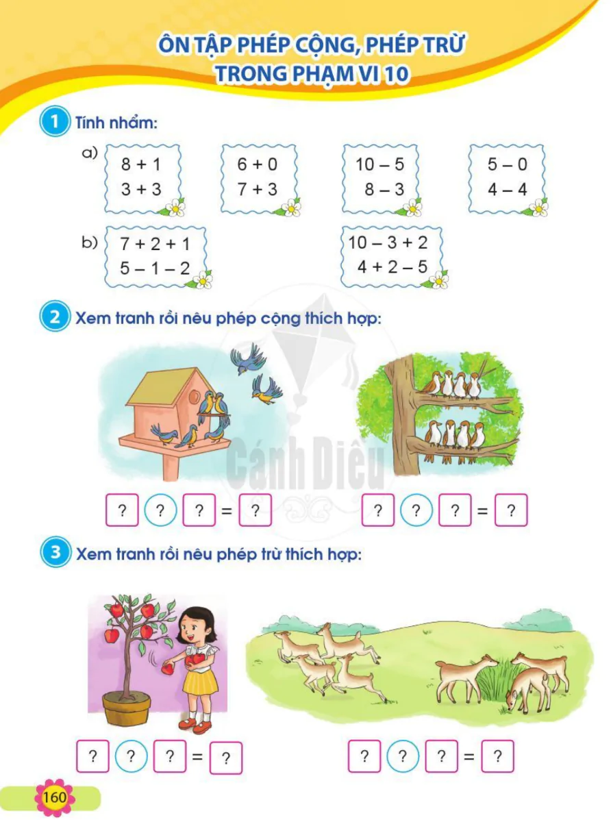 Ôn Tập Phép Cộng, Phép Trừ Trong Phạm Vi 10