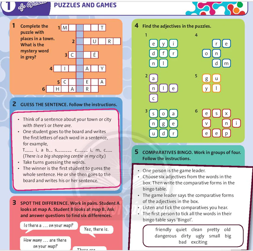Option: Puzzles And Games