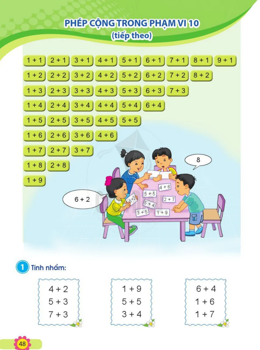 Phép Cộng Trong Phạm Vi 10 (tiếp theo)