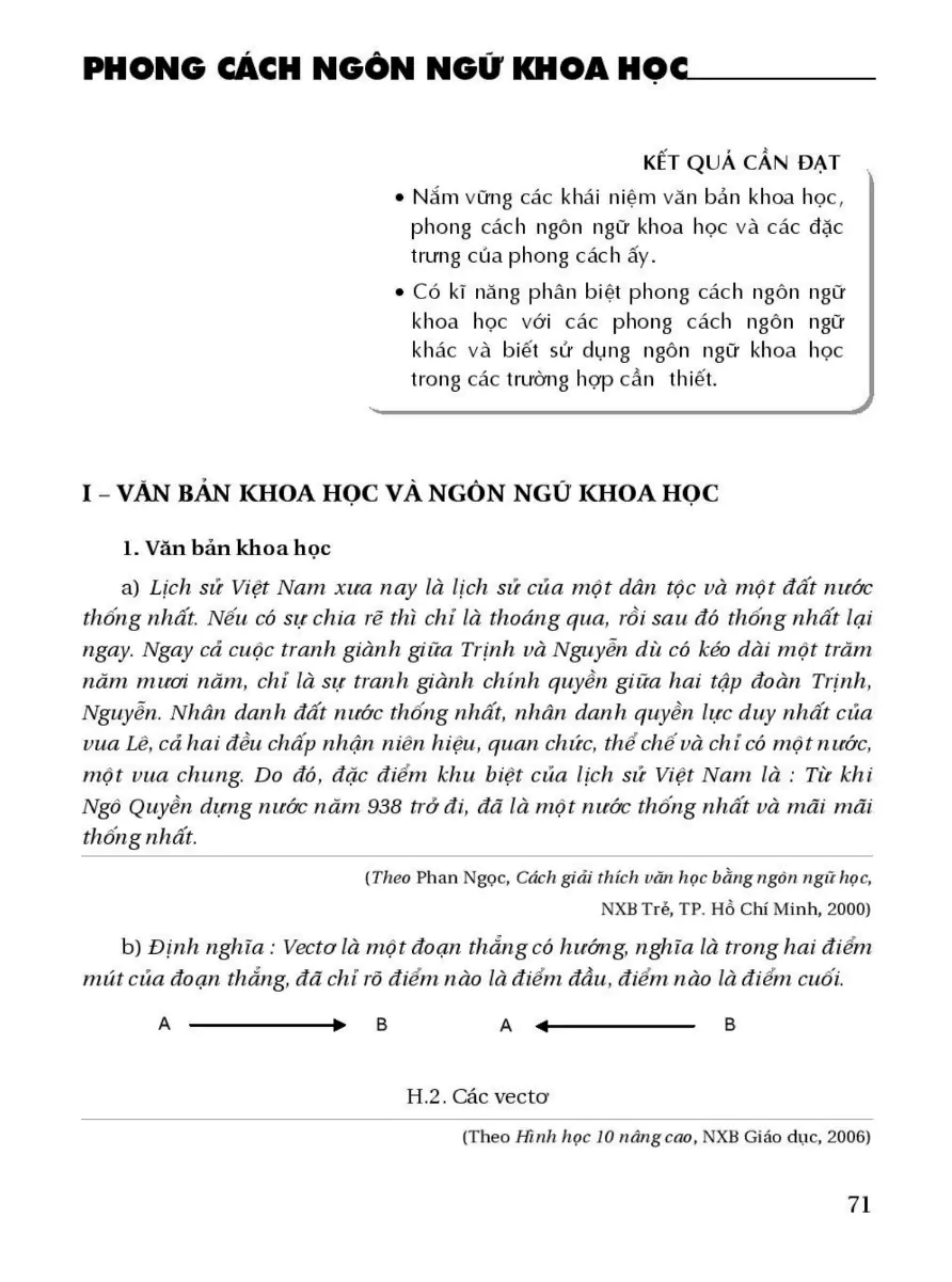 Phong Cách Ngôn Ngữ Khoa Học