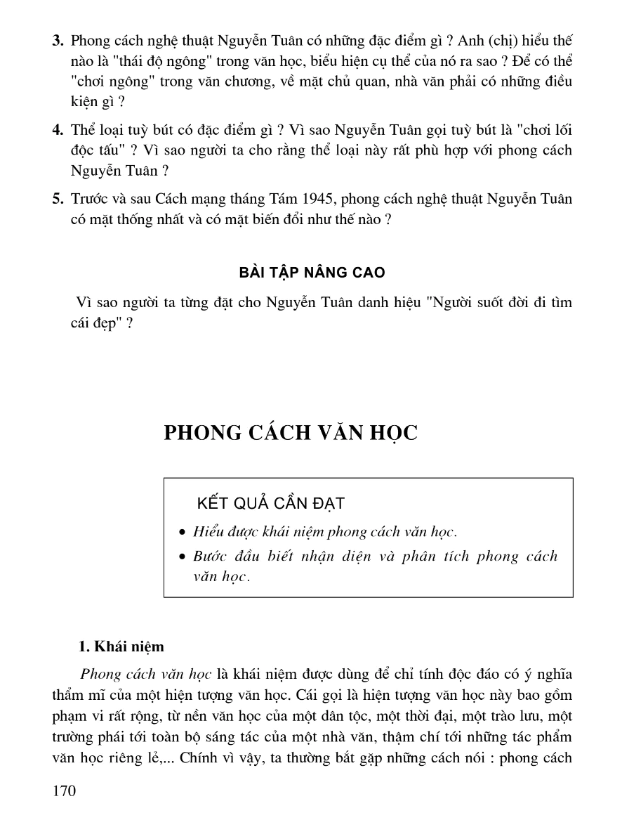 Phong Cách Văn Học