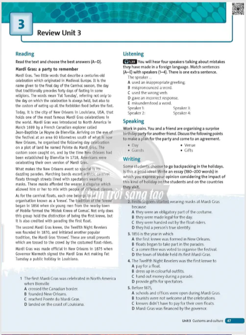 Review Unit 3