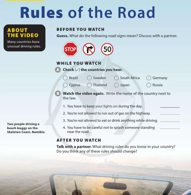 Rules of the Road