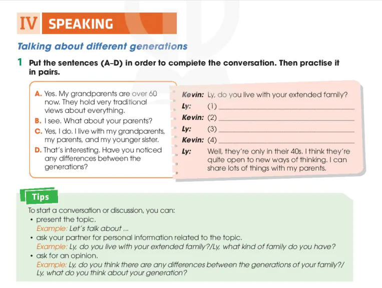 Speaking