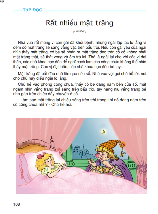Tập đọc: Rất nhiều mặt trăng (Tiếp theo)