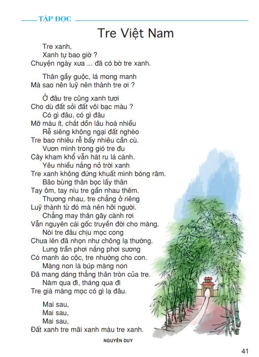 Tập đọc: Tre Việt Nam
