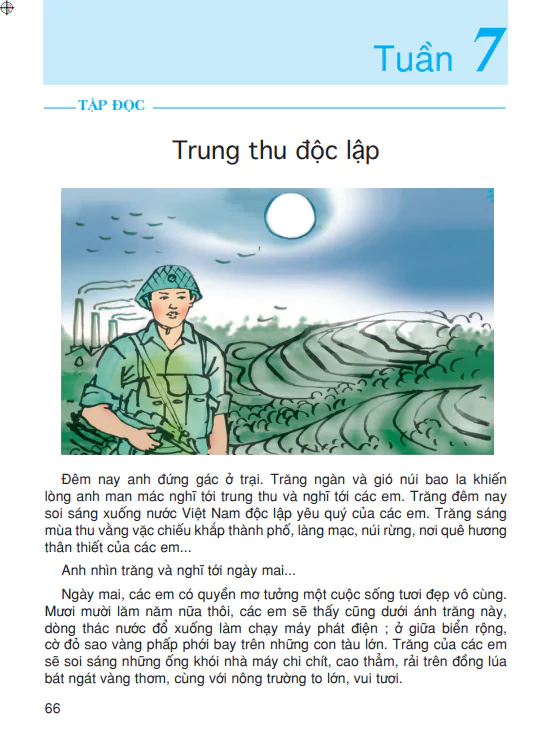 Tập đọc: Trung thu độc lập
