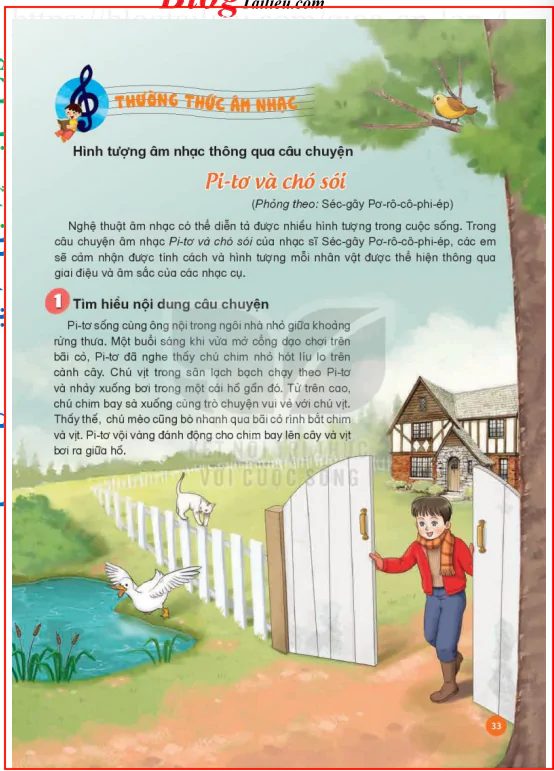 Thường thức âm nhạc: Pi-tơ và chó sói