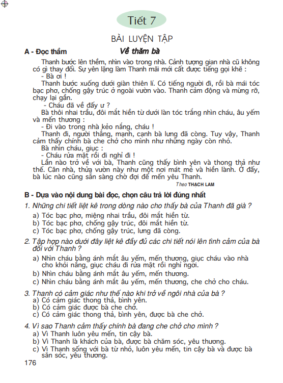 Tiết 7: Bài luyện tập