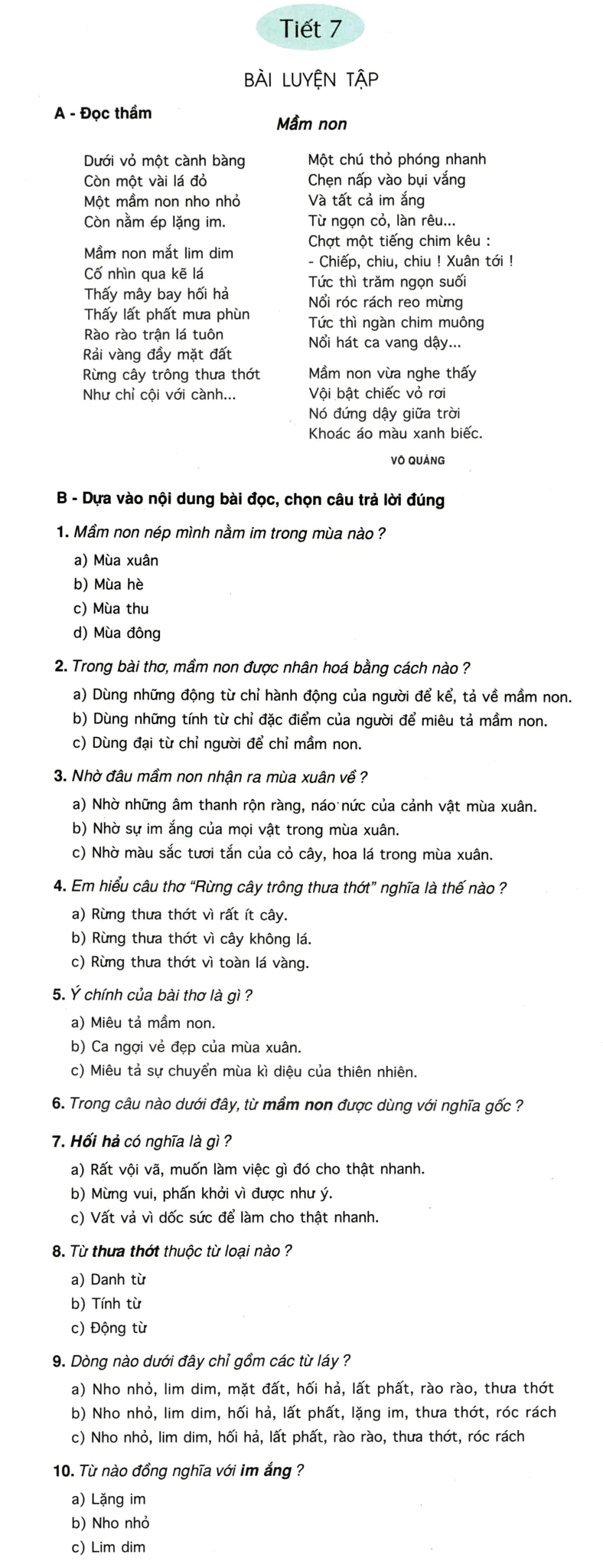 Tiết 7