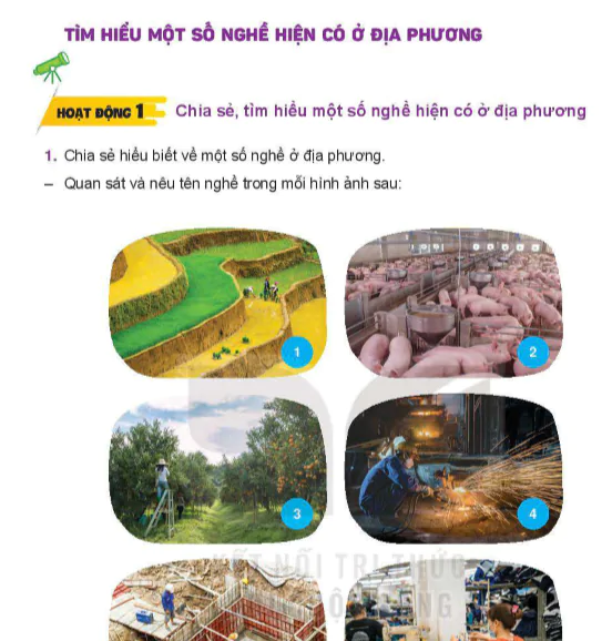 Tìm hiểu một số nghề hiện có ở địa phương