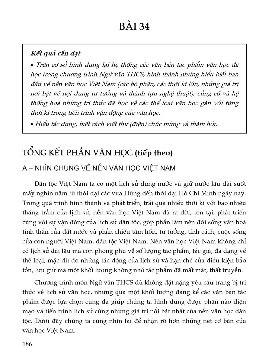 Tổng Kết Phần Văn Học (Tiếp Theo)