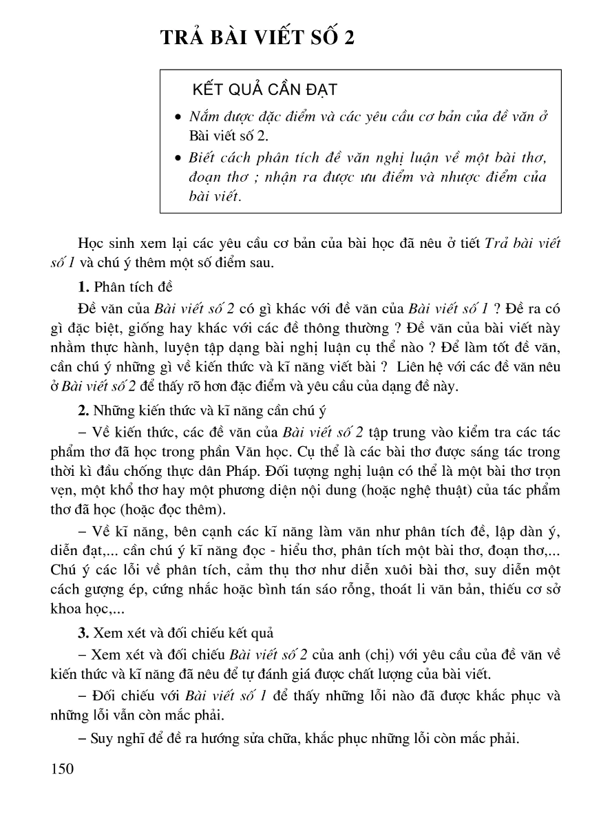 Trả Bài Viết Số 2