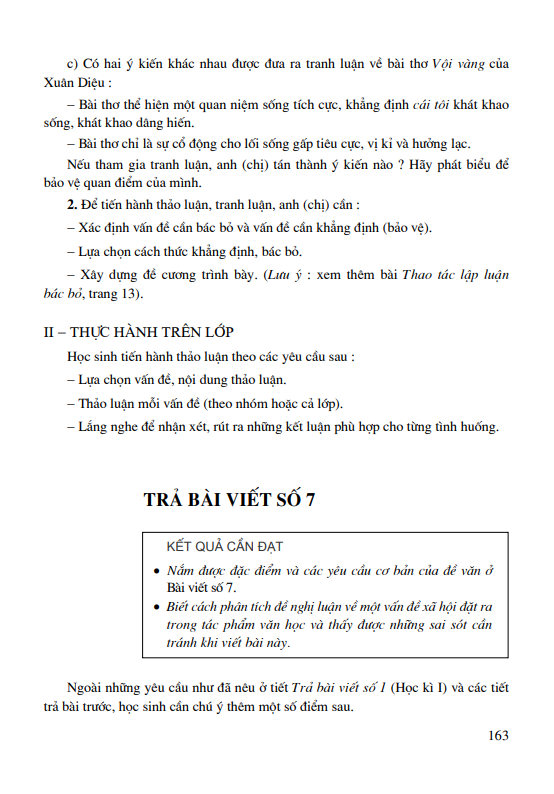 Trả bài viết số 7