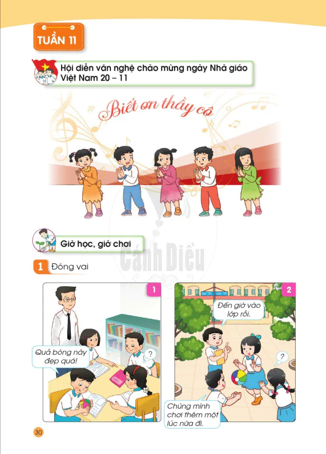 TUẦN 11: GIỜ HỌC, GIỜ CHƠI