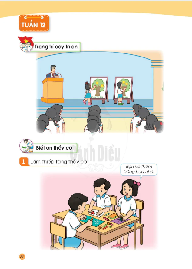 TUẦN 12: BIẾT ƠN THẦY CÔ