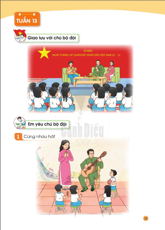 TUẦN 13: EM YÊU CHÚ BỘ ĐỘI