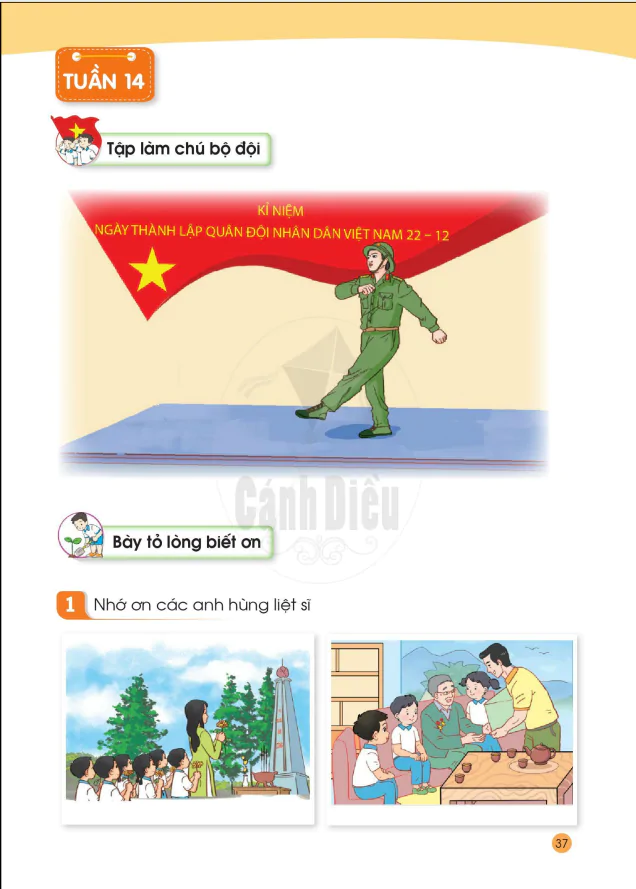 TUẦN 14: BÀY TỎ LÒNG BIẾT ƠN