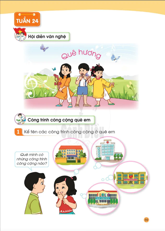 TUẦN 24: CÔNG TRÌNH CÔNG CỘNG QUÊ EM