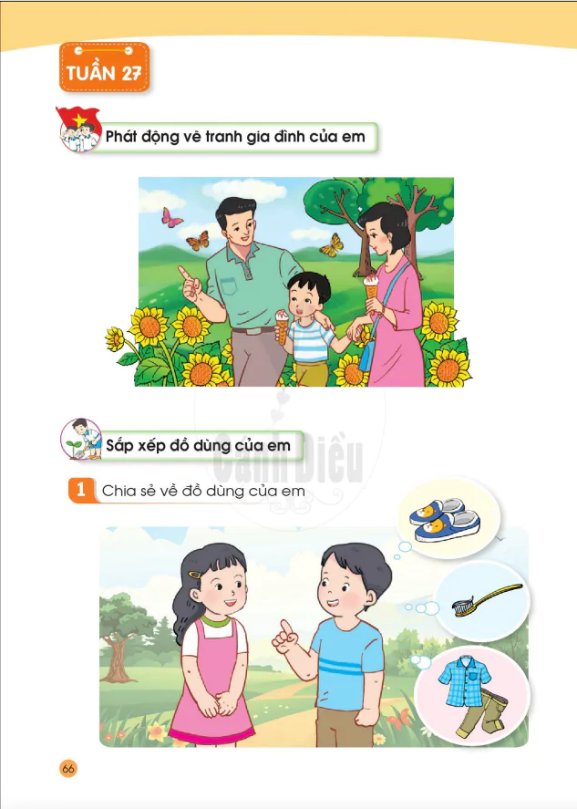 TUẦN 27: SẮP XẾP ĐỒ DÙNG CỦA EM
