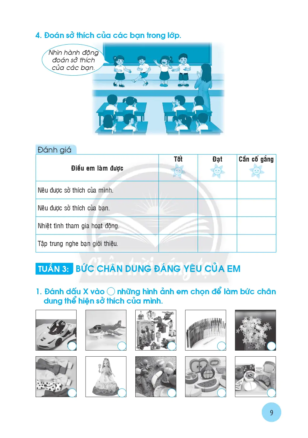 Tuần 3: Bức chân dung đáng yêu của em
