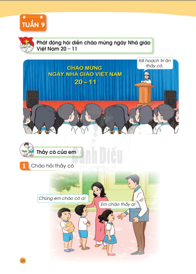 TUẦN 9: THẦY CÔ CỦA EM