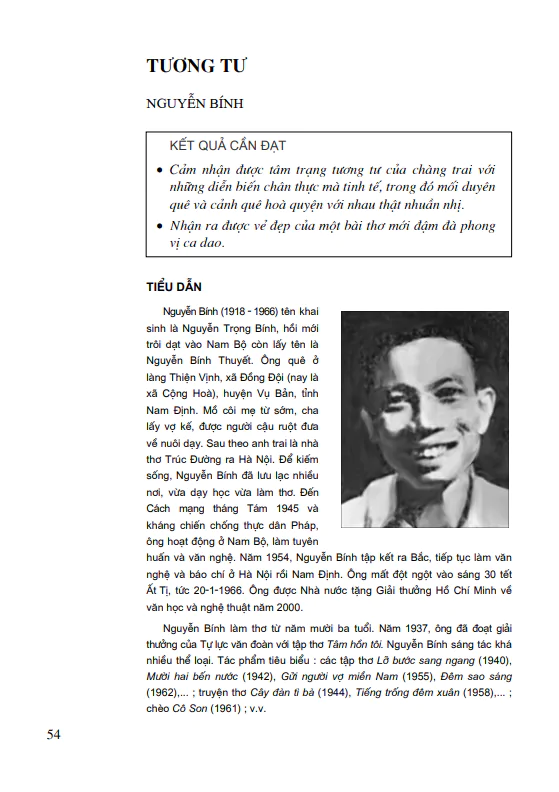 Tương tư ( Nguyễn Bính)
