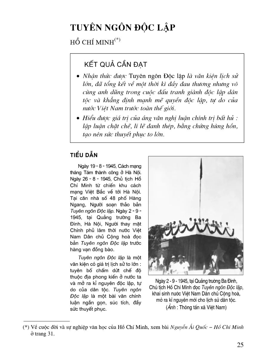 Tuyên Ngôn Độc Lập
