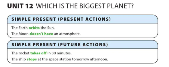 Unit 12: Which is the biggest planet?