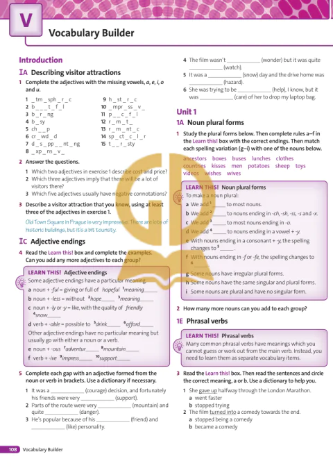 V: Vocabulary Builder