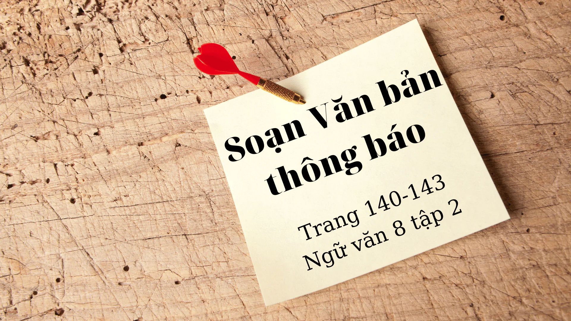 VĂN BẢN THÔNG BÁO