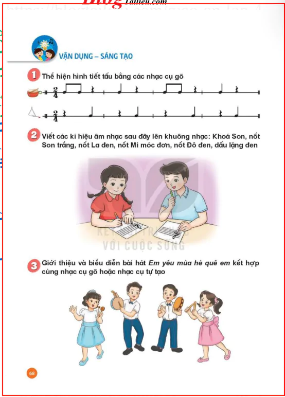 VẬN DỤNG - SÁNG TẠO