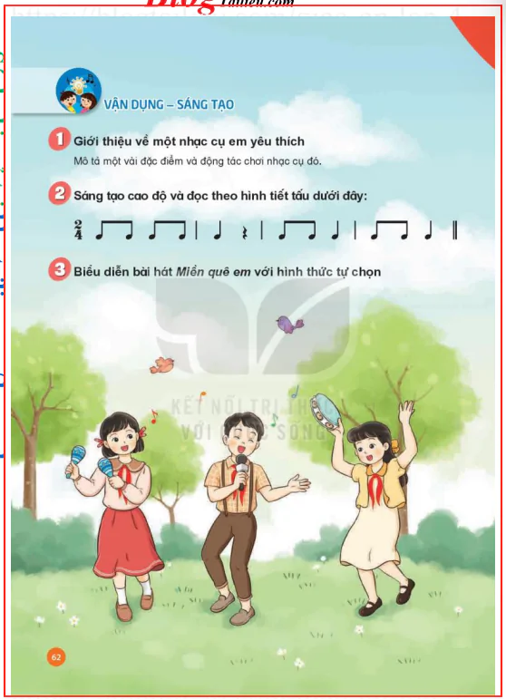 VẬN DỤNG - SÁNG TẠO