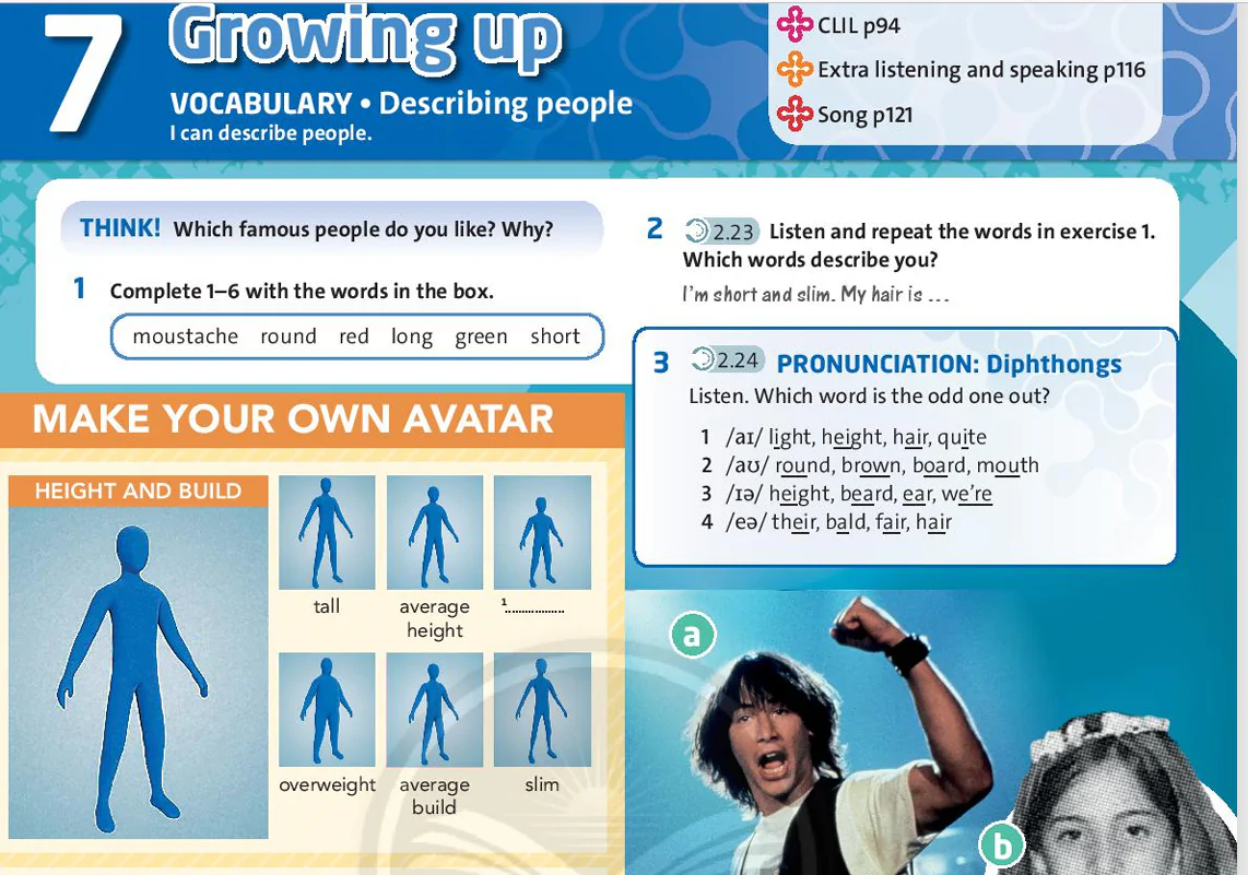 Vocabulary: Describing people