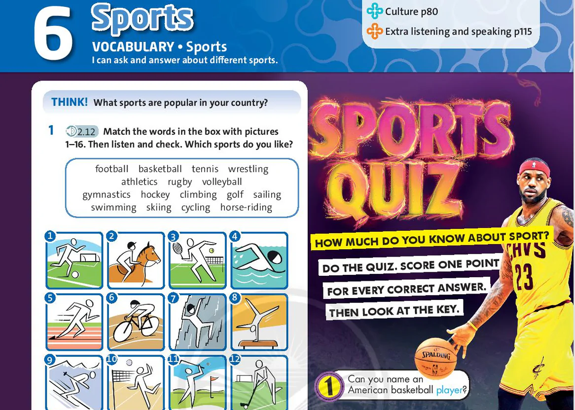 Vocabulary: Sports