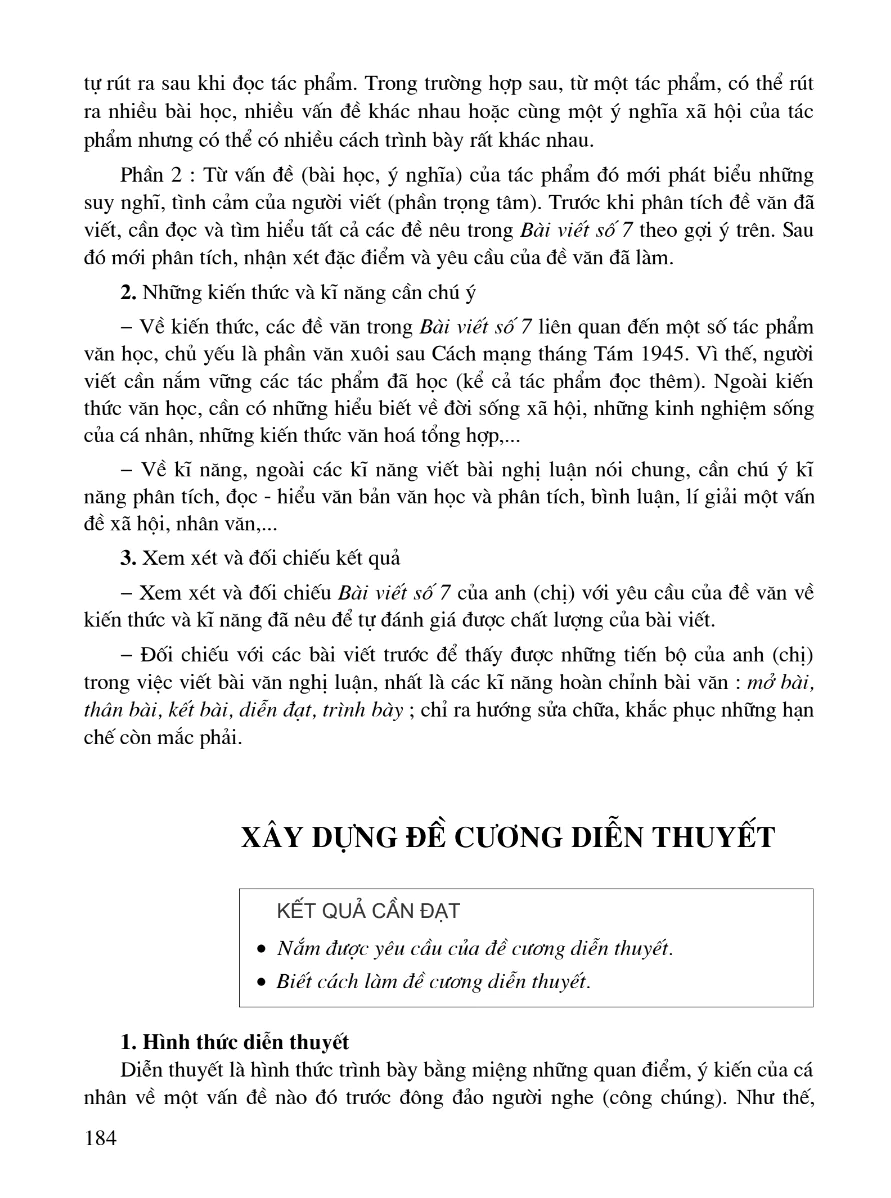 Xây Dựng Đề Cương Diễn Thuyết