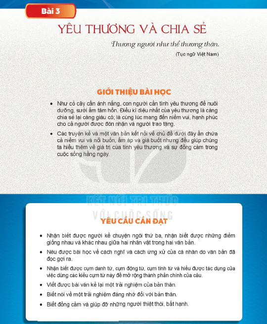 Yêu thương và chia sẻ